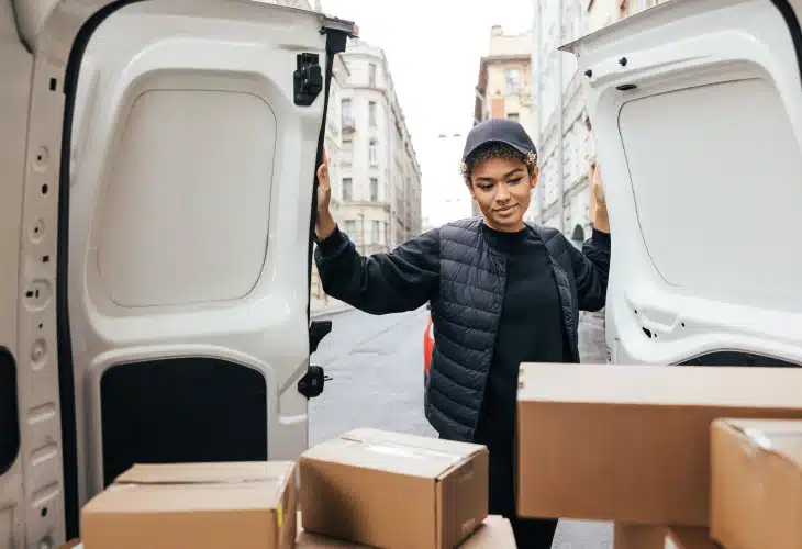 woman moving